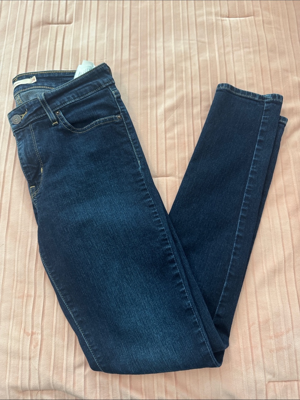 Levi’s 711 Dark Blue Womens Skinny Jeans